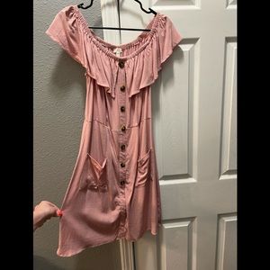 Off the shoulder dress